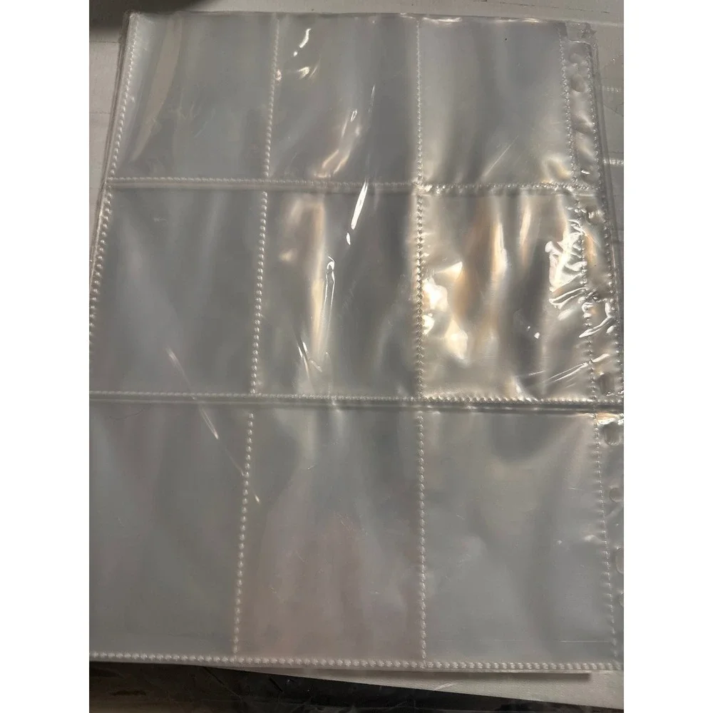 8 Bags of Sleeves Card Protectors &‎ 9-Pocket Pages Clear 91x66mm Acid Free